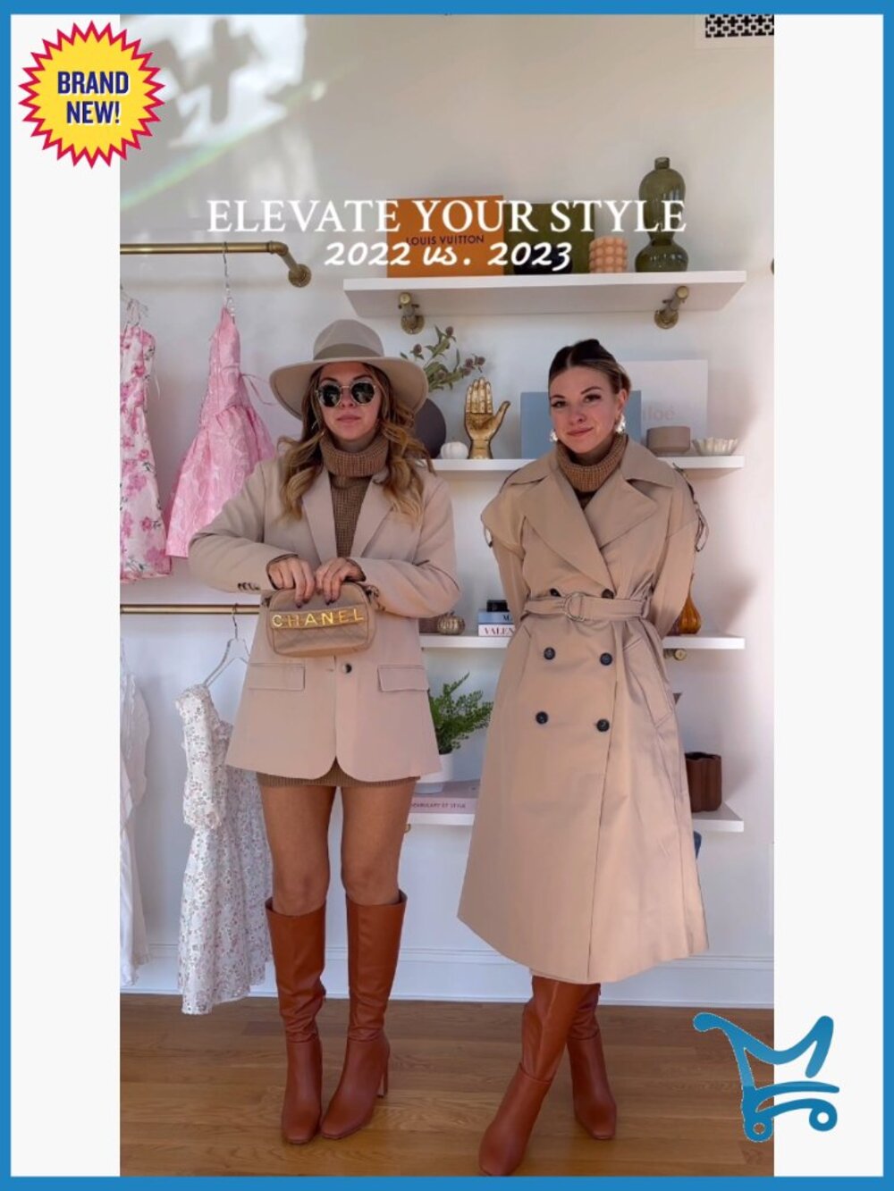Oversized Long Trench Coat Double Breasted Windproof Overcoat with Belt - Picture 5 of 7
